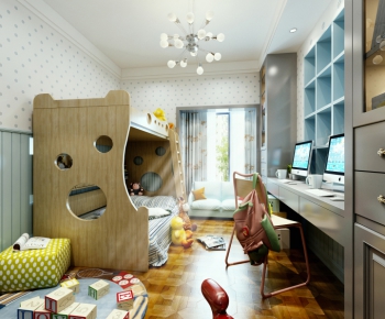 Simple European Style Children's Room-ID:155812638