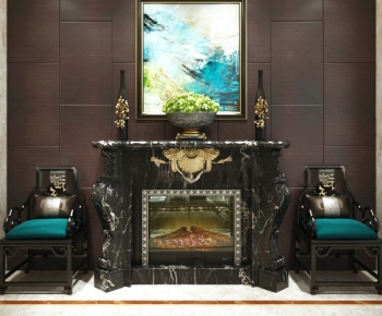 New Classical Style Fireplace-ID:680720159