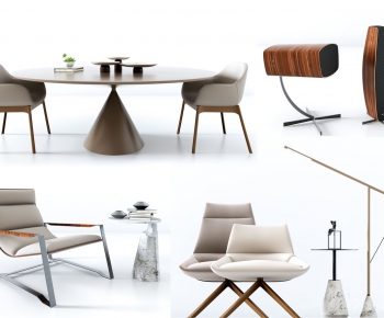 Nordic Style Leisure Table And Chair-ID:665664356