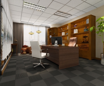 New Chinese Style Manager's Office-ID:721462272