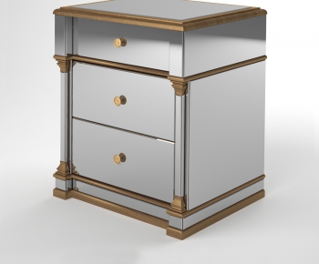 New Classical Style Bedside Cupboard-ID:908345215