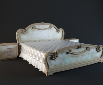 European Style Double Bed-ID:482556256