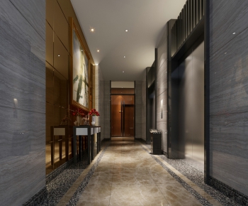 Modern Corridor/elevator Hall-ID:290026915