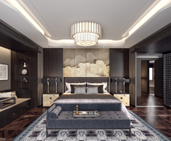 New Chinese Style Bedroom-ID:547568586