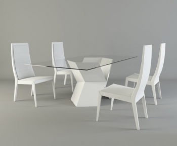 Modern Dining Table And Chairs-ID:505208792