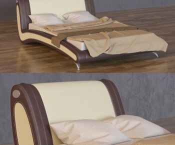 European Style Double Bed-ID:105472822