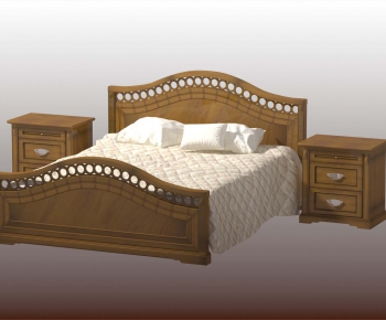 European Style Double Bed-ID:769393447