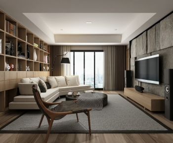 Modern A Living Room-ID:831707124
