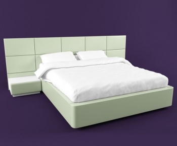 Modern Double Bed-ID:712311328