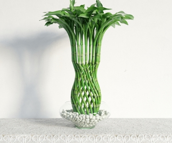 Modern Potted Green Plant-ID:419255699