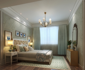 American Style Bedroom-ID:176760692