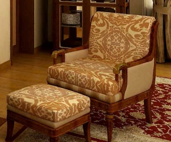 欧式单人沙发脚凳-ID:187119618