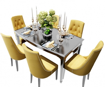Modern Dining Table And Chairs-ID:237367317
