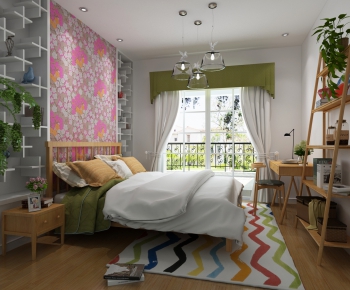 Nordic Style Bedroom-ID:472227153