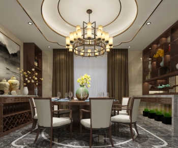 New Chinese Style Dining Room-ID:893028613