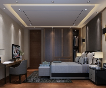 New Chinese Style Bedroom-ID:337264165