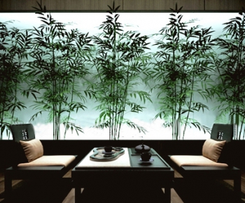New Chinese Style Vines And Bamboo-ID:782702548