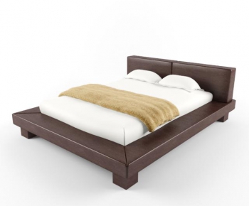 Modern Double Bed-ID:904863916