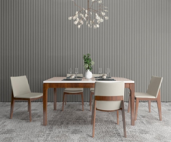 Modern Dining Table And Chairs-ID:612013424