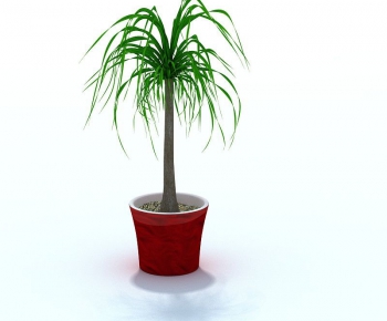 Modern Potted Green Plant-ID:307321219