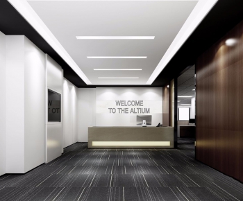 Modern Office Reception Desk-ID:385863862