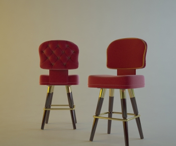 Simple European Style Bar Chair-ID:165583769