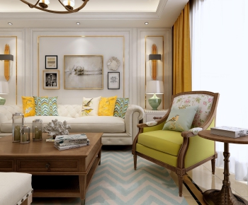 American Style A Living Room-ID:501747214