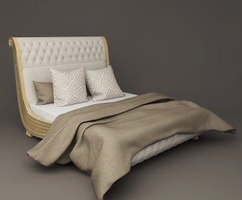 European Style Double Bed-ID:606249676