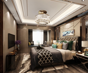Modern Hong Kong Style Bedroom-ID:243594112