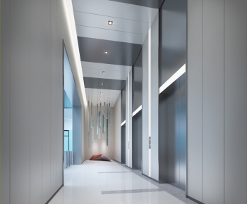 Modern Corridor/elevator Hall-ID:970533467