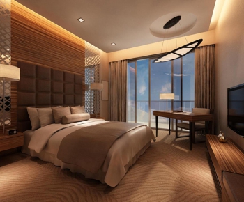 Modern Chinese Style Simple Style New Chinese Style Bedroom-ID:717502939