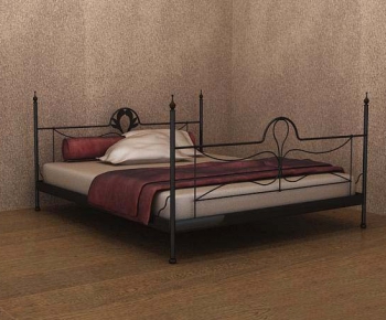 European Style Double Bed-ID:522073365