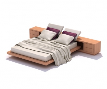 Modern Double Bed-ID:128939558