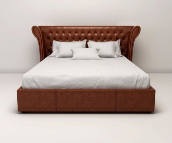 American Style Double Bed-ID:352552664