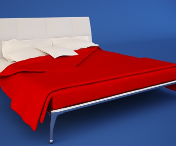 Modern Double Bed-ID:850306971