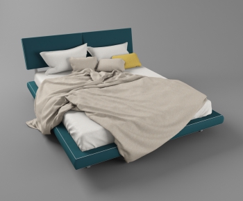 Modern Double Bed-ID:501855534