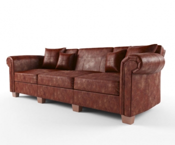 European Style Three-seat Sofa-ID:631657929