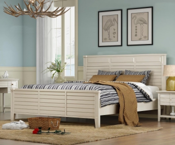 American Style Double Bed-ID:489235992
