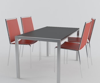 Modern Dining Table And Chairs-ID:540822445