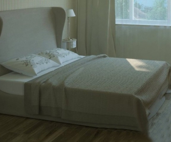 Modern Double Bed-ID:879176523