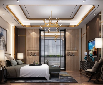 Hong Kong Style Bedroom-ID:414963886