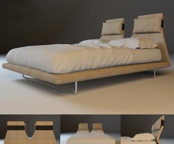 Modern Double Bed-ID:181165175