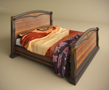 European Style Double Bed-ID:452273538