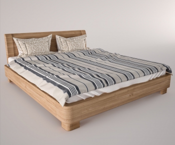 Modern Double Bed-ID:707463822