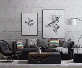 Nordic Style Sofa Combination-ID:852965259