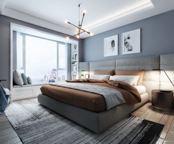 Nordic Style Bedroom-ID:627696323