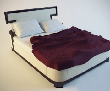 Modern Double Bed-ID:263241688