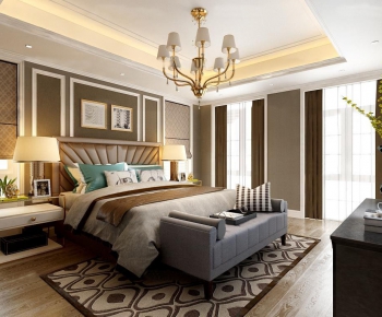 American Style Bedroom-ID:239682846