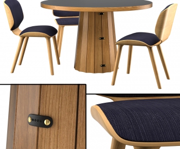 Modern Nordic Style Dining Table And Chairs-ID:292336131