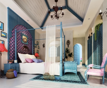 Mediterranean Style Bedroom-ID:753149355